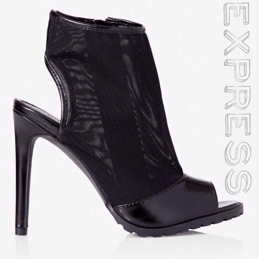 🆕️Express Mesh Peep Toe Bootie